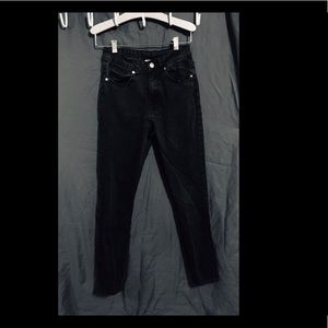 High rise black skinny jeans( LIKE NEW)